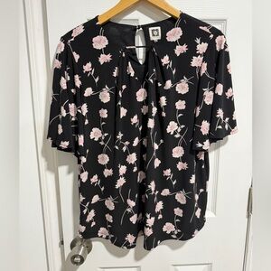 Anne Klein Floral Blouse
